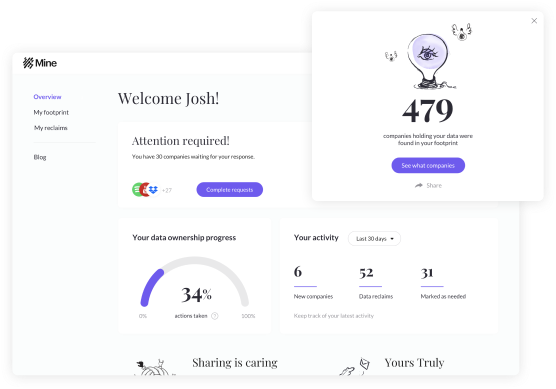 Discover & Control Your Digital Footprint Mine